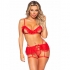 Conjunto de lingerie sexy e feminina.