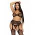 Conjunto de lingerie de 3 piezas eleganteconjunto de lingerie de 3 peças elegante