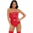 Conjunto vinil vermelho slick chance