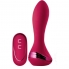 Plug anal inflável e vibrador de silicone.