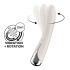 Vibrador ponto g com vibração e rotação.