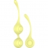 Conjunto de bolas kegel amarelas lemon squeeze