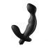 Vibrador de próstata de silicone preto