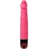 Dildo vibrador venoso, realista, texturado, color rosadildo vibrador veinoso, realista,